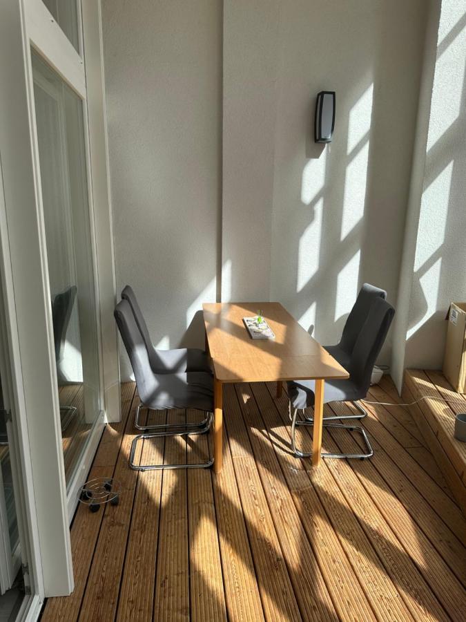 Relax-Wohnung Mit Balkon Ueber Die Weisse Elster Лейпциг Экстерьер фото
